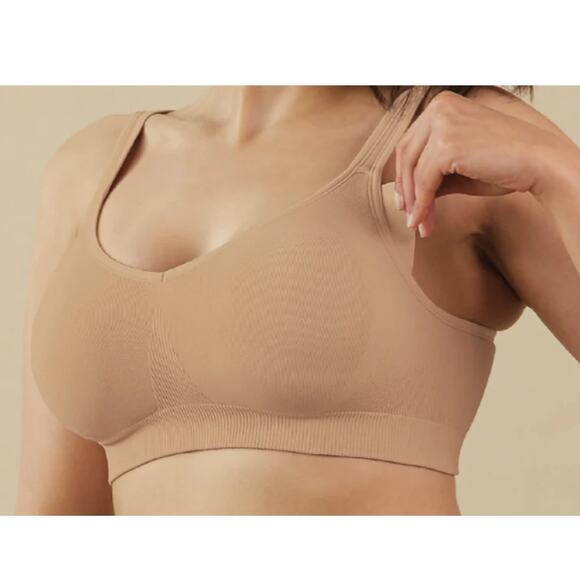 New Read! BRAVADO DESIGNS Butterscotch Everyday Sculpt Maternity Bra size: S - Picture 2 of 9